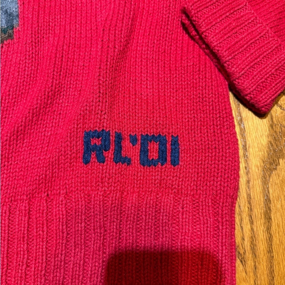 Polo by Ralph Lauren RL 01’ Teddy Bear Sweater Size XL - Picture 5 of 7